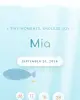 Online Baptism invitation, Little Ocean template