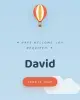 Online Baptism invitation, Paper Balloon template