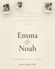 Online Wedding & Baptism invitation, Frames of Memory template